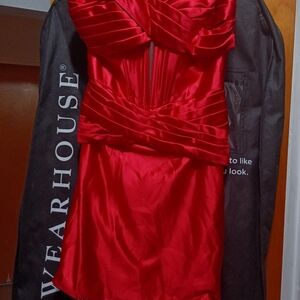 Scarlet Strapless Dress